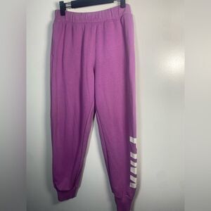 PINK Victoria's Secret Purple Joggers